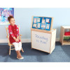 Whitney Brothers Big Book Display With Write & Wipe Back, educational classroom furniture and display for children's books and activities