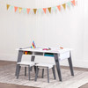 Arts & Crafts Table - Gray w/Stools 4