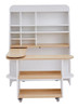 HABA Pro Store Shop with Counter and Shelves, white and natural wood multi-level retail display unit