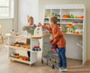 HABA Pro Store Shop with Counter and Shelves, children playing in toy store setting