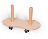Moje Bambino Mobile Trolley with Donut Seating Cushions Set, a child-friendly mobile trolley with a skateboard-style design and cushioned donut seats for comfort.