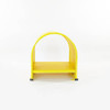 Playtime Playground Equipment Choo Choo Train Oil Car Climber, yellow train-themed climber with a curved arch and flat platform for children to climb and play.