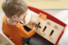 Red Wooden Play Car 6