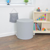 Tranquility Gray Soft Ottoman