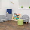Soft Ottoman Trio, Tranquility Gray Soft Ottoman Trio, Tranquility Gray