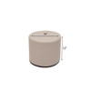 The WHATSIT® Companion Round Ottoman – Taupe 1 The WHATSIT® Companion Round Ottoman – Taupe 1