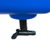 Children's Factory Neptune Sensory Table and Lid Set - 18" high, blue sensory table with black adjustable water drain valve and lid for sensory play and activities.