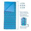 Big Dot Aqua Sleeping Bag 5