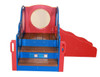 Strictly For Kids Infant/Toddler Cozy Indoor or Outdoor Climber, bright colors with a slide and climbing steps for young children.