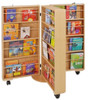 Mobile Turning Library Bookcase full