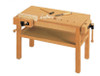 Two Person Workbench with Shelf 3