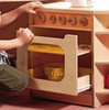 Lara Stove with Oven open