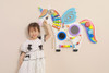 SPARK & WOW Unicorn Activity Wall Panel Toy, colorful and interactive wooden wall-mounted toy for children with rainbow, unicorn, and sensory elements. SPARK & WOW Unicorn Activity Wall Panel Toy, colorful and interactive wooden wall-mounted toy for children with rainbow, unicorn, and sensory elements.