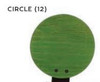 Stackable Fun Shape Chair Green Circle