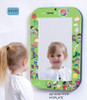 Playscapes Medium Activity Cube, kids enjoying interactive learning with a colorful activity mirror and engaging illustrations.