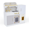 Versailles Play Kitchen with Refrigerator and Cookware Accessories