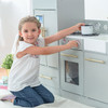 Gray Little Chef Charlotte Modern Play Kitchen oven