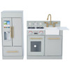 Gray Little Chef Charlotte Modern Play Kitchen 1