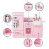 Little Chef Charlotte Modern Pink Play Kitchen features