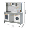 Little Chef Berlin Gray Play Kitchen dimensions