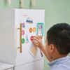 Little Chef Atlanta Large Modular White Play Kitchen magnetic refrigerator