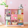 Fantasy Fields Kids Wooden Magic Garden Adjustable Cube Pink Bookshelf full