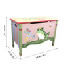 Magic Garden Kids Wooden Toy Storage Chest Dimensions