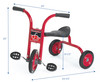 CLASSICRIDER® 8" Pedal Pusher Red Toddler Trike Dimesions