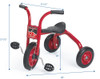CLASSICRIDER® 10" Children's Red Tricycle Dimensions