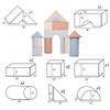 Elements Large Foam Building Blocks B Dimensions