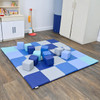 Patchwork Activity Mat & Foam Block Set, Tranquility Patchwork Activity Mat & Foam Block Set, Tranquility