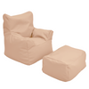 Cozy Soft Chair and Ottoman - Almond - CF610-109