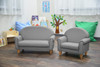 AS WE GROW® Chair and Sofa – Gray