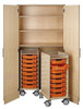 Move Upp Tall Rolling Cart Material Cabinet - gratnel boxes sold severalty Move Upp Tall Rolling Cart Material Cabinet - gratnel boxes sold severalty