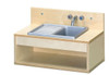 Perforated Wall Panel Sink Attachment