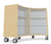 Move Upp Quadrant Curved Bookshelf - Metal Inside Radius 1