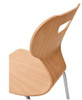 Solit:sit Four-Legged Wood Shell Classroom Chair back