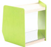 Grow.upp Trapezoid Wide Cabinet with Floor Mirror Green Back
