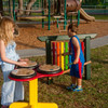 8 Note Rainbow Chime Unit on playground