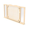 Jonti-Craft Welcome Gate Classroom Divider - KYDZ Suite® E-height, wooden safety gate with clear panels for classroom safety and separation.