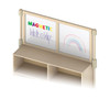 Jonti-Craft KYDZ Suite Upper Deck Room Divider, beige wooden room divider with magnetic whiteboards and storage compartments. Jonti-Craft KYDZ Suite Upper Deck Room Divider, beige wooden room divider with magnetic whiteboards and storage compartments.