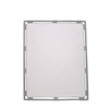 Children's Factory Elements Big Screen Glacier Gray PlayPanel, a grey and white padded play panel with a sturdy frame designed for children's play areas.