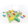 Moje Bambino Play Elements for Play Corner Mats, colorful foam play blocks and mats set for children to play on.