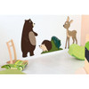 Moje Bambino Hedgehog and Grass Sensory Wall Decor, colorful jungle animal wall decorations in a child's room