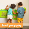 Crocodile Sensory Wall Panel - Light Green small group play