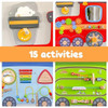 Train Montessori Wall Activity Boards 15 activities