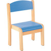 Sky Blue Stackable Children's Wood Pastel Chairs