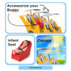 6 Passenger BYE BYE BUGGY Bus Infant Seat 1