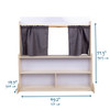 Puppet Theatre with Dry Erase Board – Assembled Dimensions