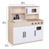 Combination Play Kitchen – Assembled Dimensions